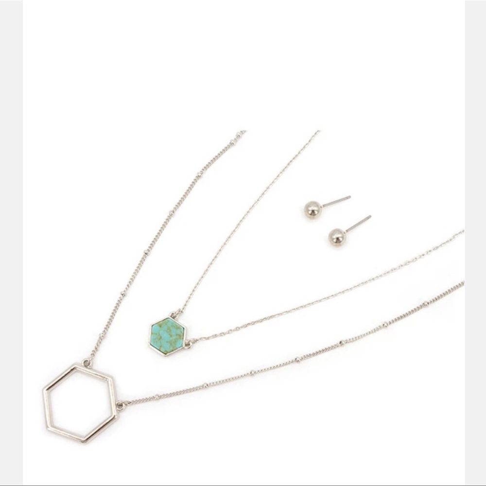 Layered Hexagon Set